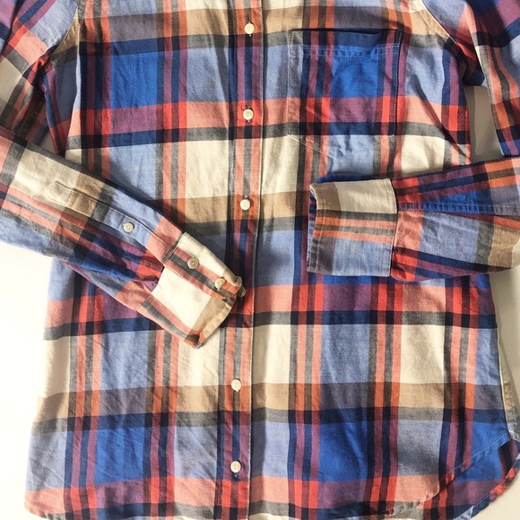 J. Crew Classic-fit boy shirt plaid size 2 - Picture 4 of 4